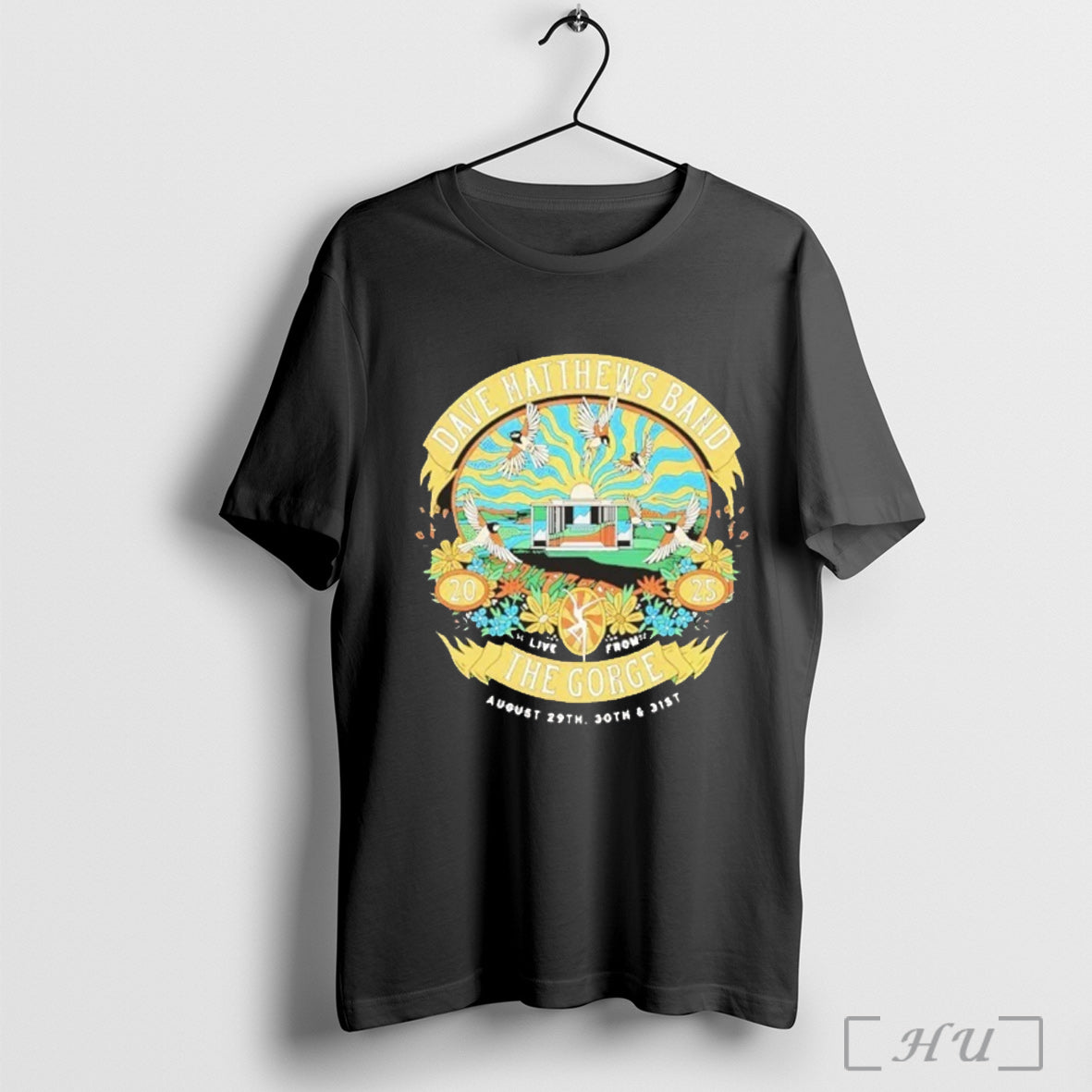 Officials Dave Matthews Band The Gorge 2025 Tour T Shirt