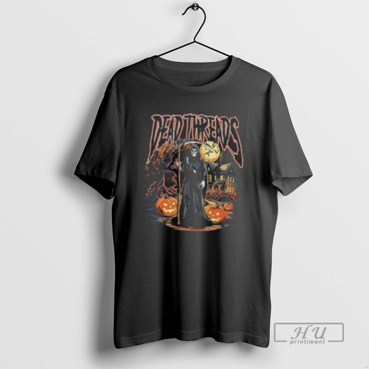 Officials Dead Threads Jack O Reaper Halloween T Shirt