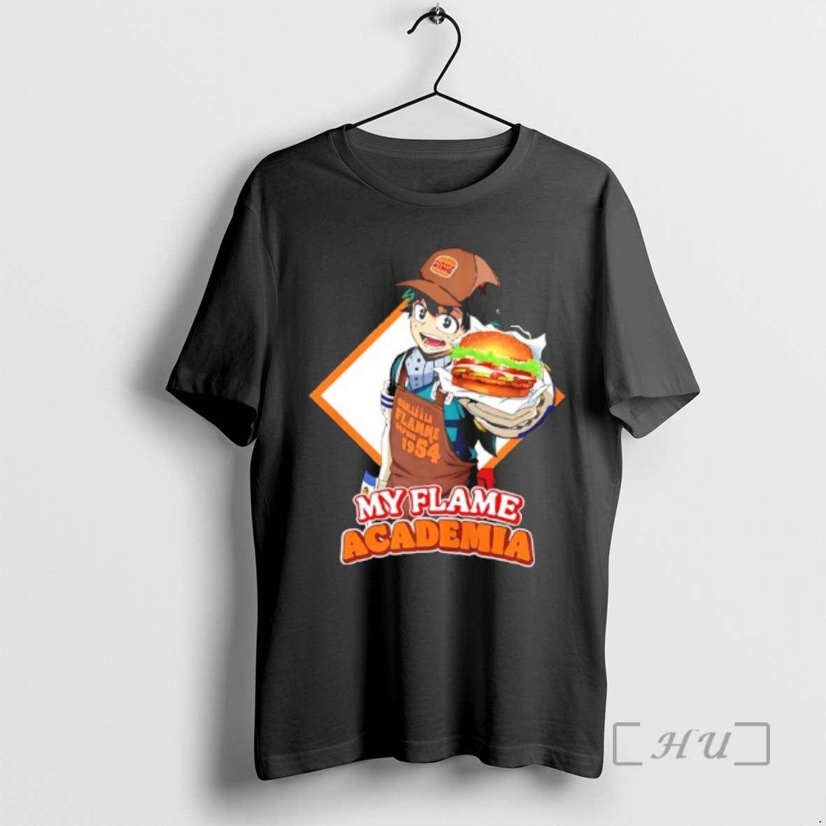 Officials Deku Burger King My Flame Academia T-Shirts, Hoodie, Sweatshirt | WearSparks.com