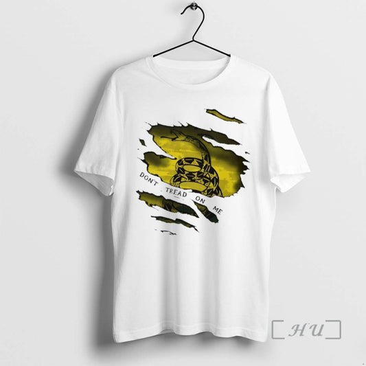 Officials Dont Tread On Me Snake Torn Gadsden Flag Graphic