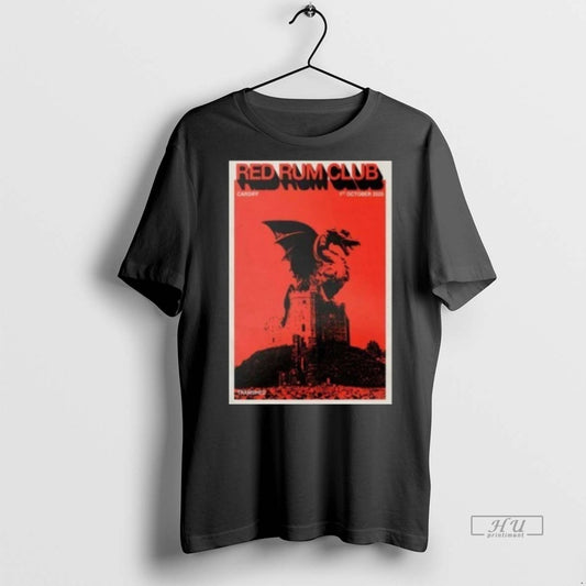 Officials Dragon Red Rum Club Cardiff Tour On Oct 1 2025 T Shirt Sweater