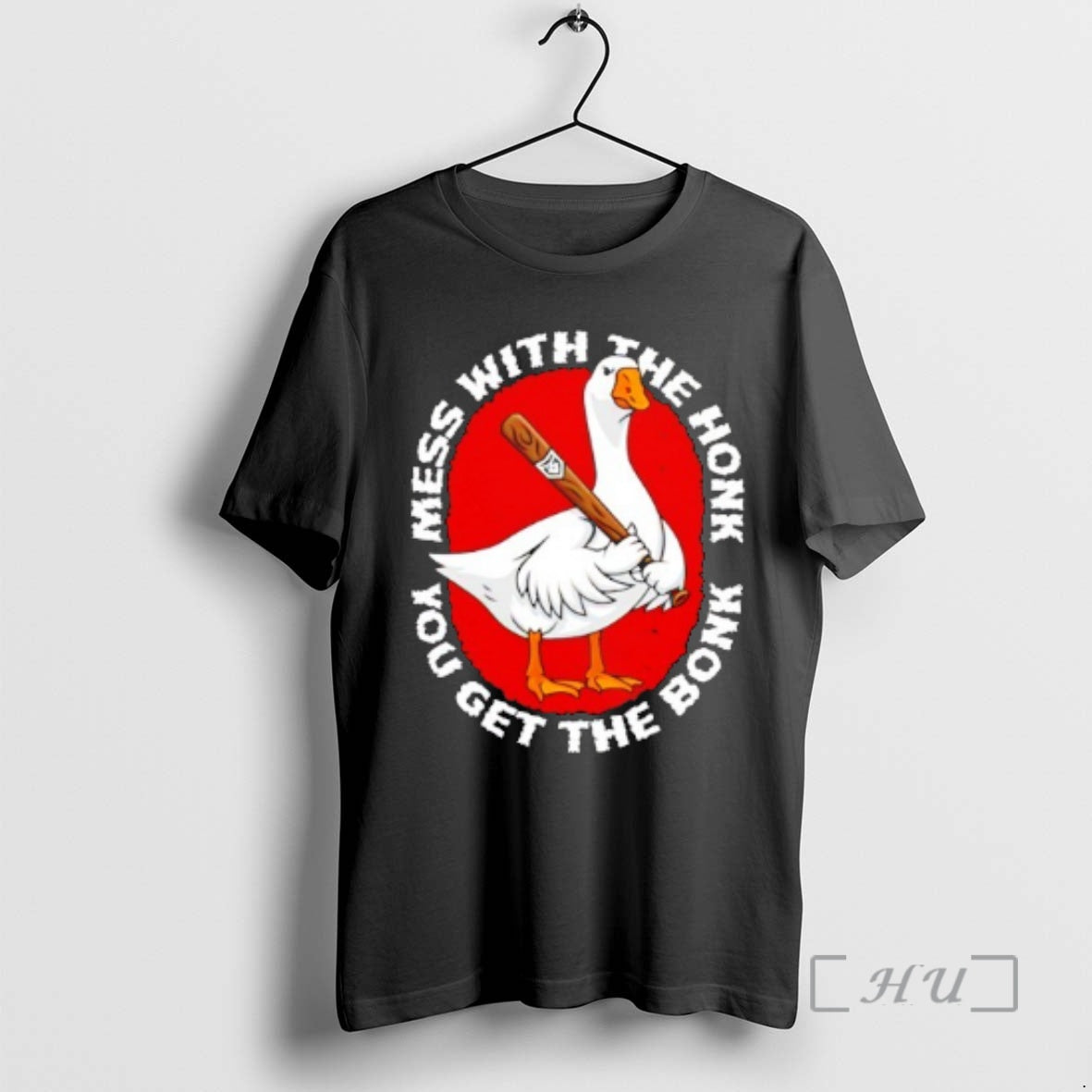 Officials Duck Mess With The Honk You Get The Bonk Funny Premium T Shirts Sweater