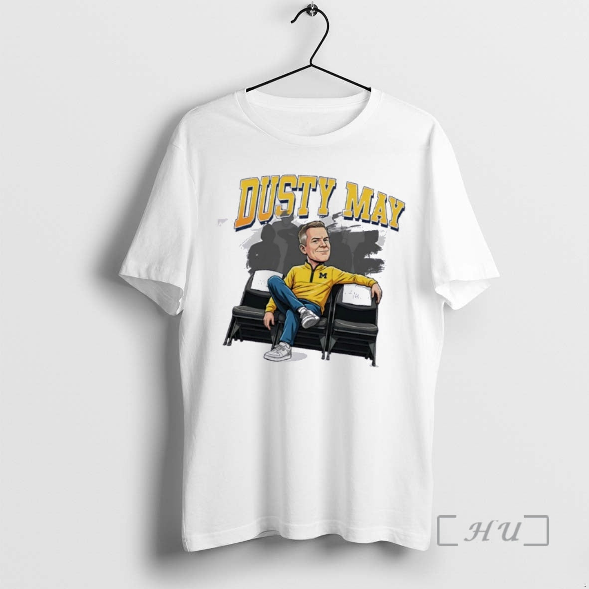Officials Dusty May University Of Michigan Basketball Aura Caricature