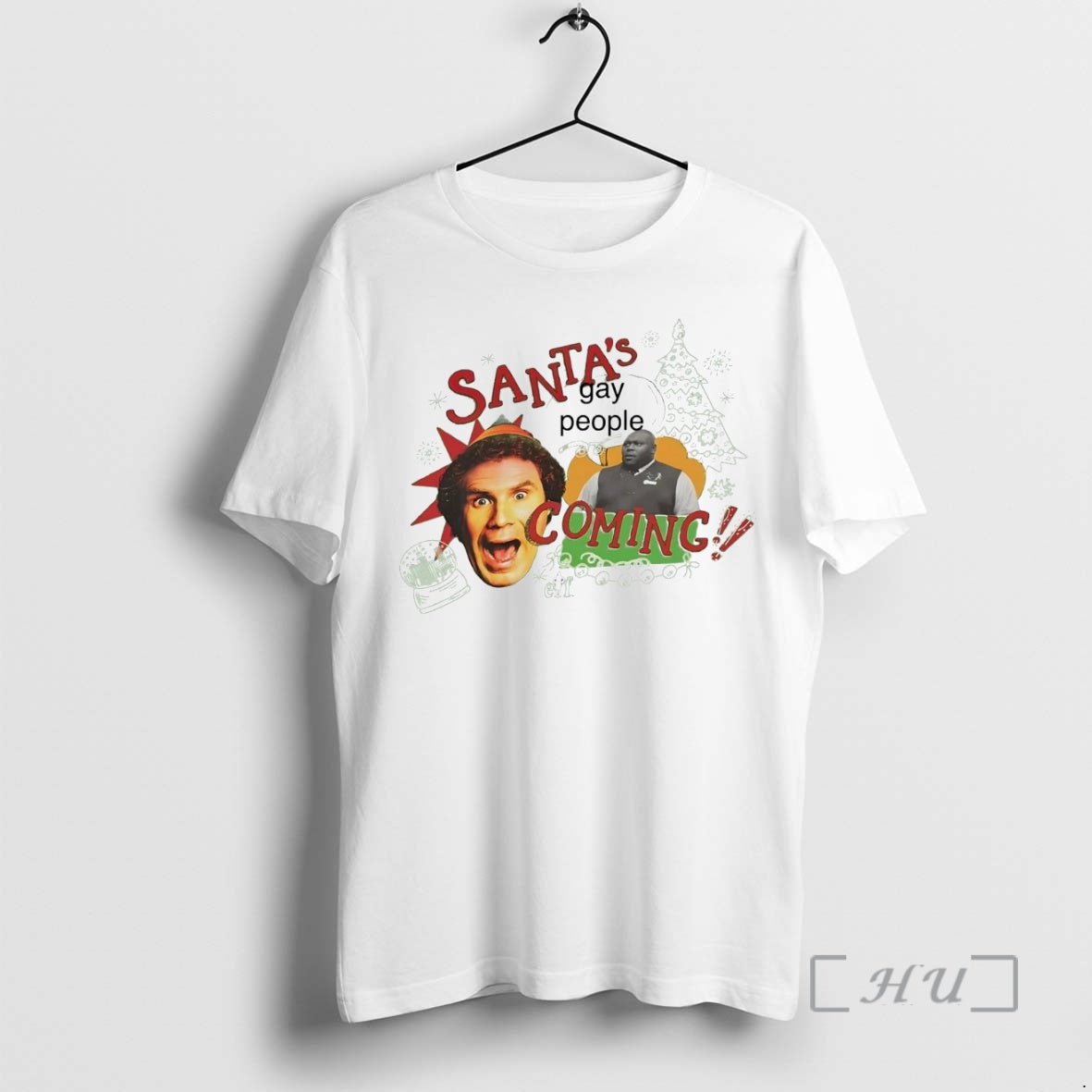 Officials Elf Santas Coming Gay People T-Shirts, Hoodie, Sweatshirt | WearSparks.com