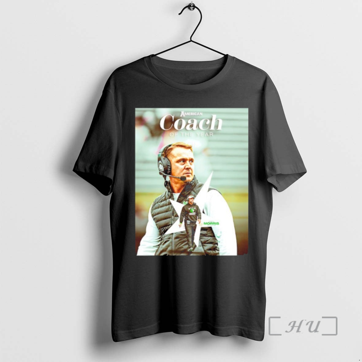 Officials Eric Morris North Texas Mean Green 2025 Coach Of The Year Premium T Shirts Hoodie, Sweatshirt | WearSparks.com