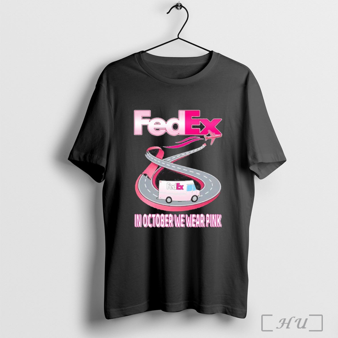 Officials Fedex In October We Wear Pink T Shirt