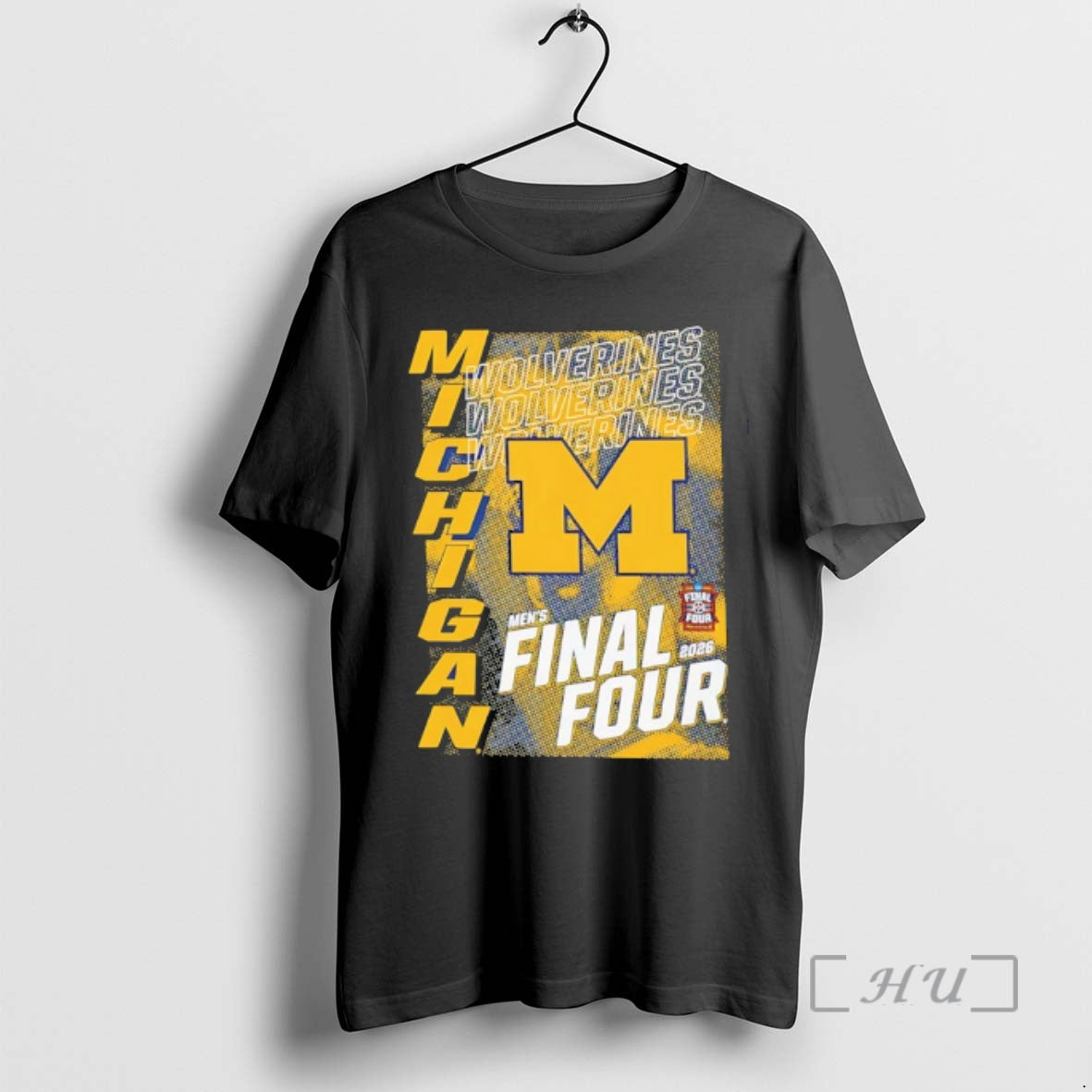 Officials Final Four 2026 Ncaa Mens Basketball Tournament March Madness Michigan Wolverines Premium T Shirts