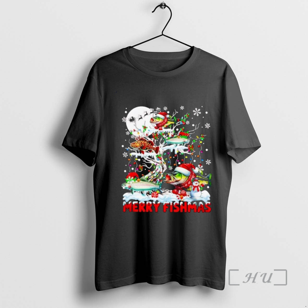Officials Fishmas Lovely Christmas Fish On X Mas Tree T-Shirts, Hoodie, Sweatshirt | WearSparks.com