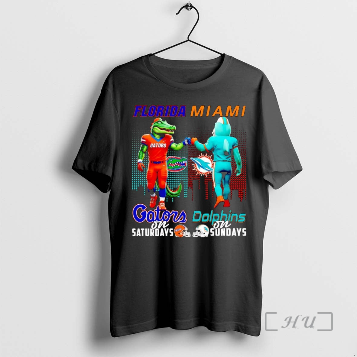 Officials Florida Gators On Saturdays Miami Dolphins On Sundays Mascot T-Shirts, Hoodie, Sweatshirt | WearSparks.com