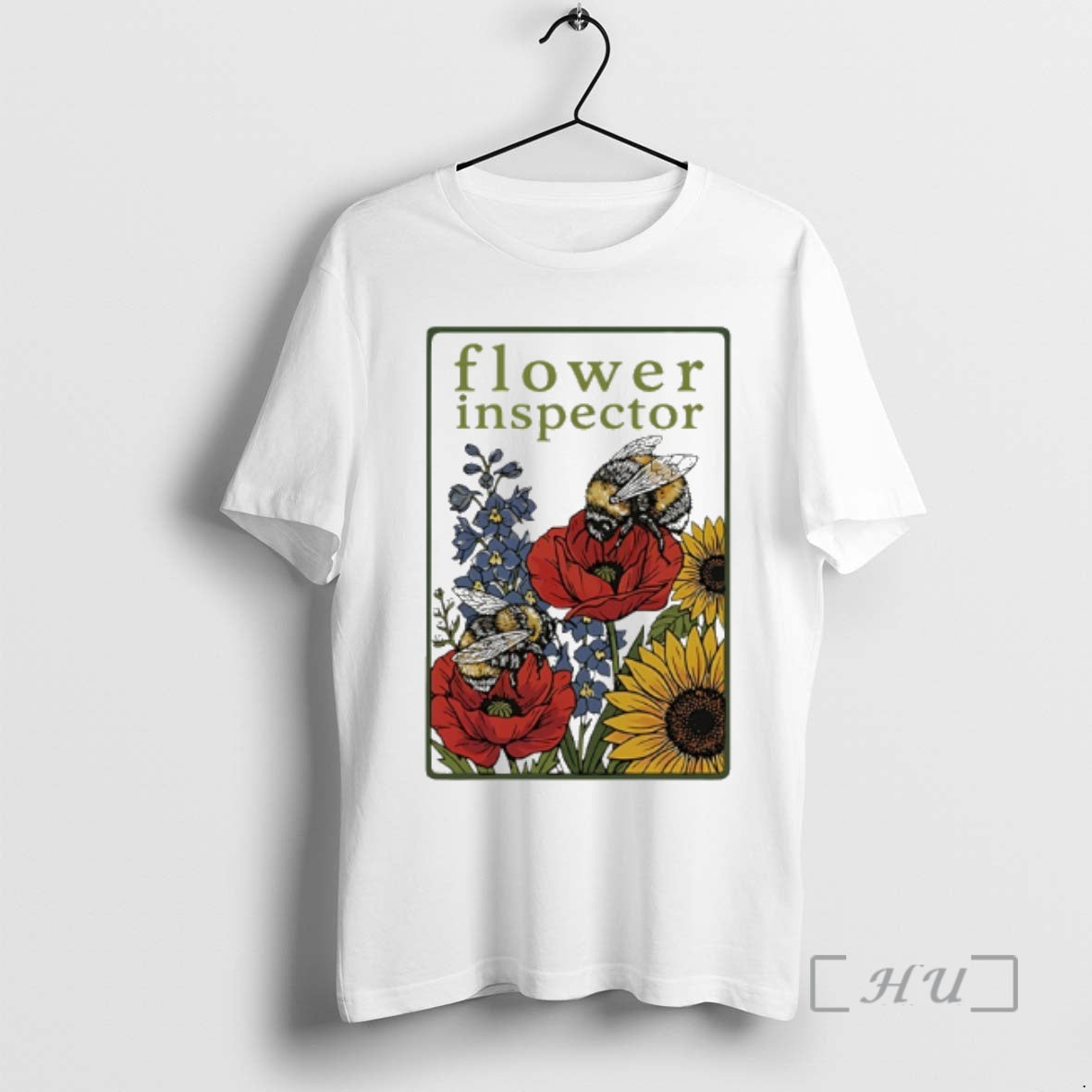 Officials Flower Inspector Bee Art
