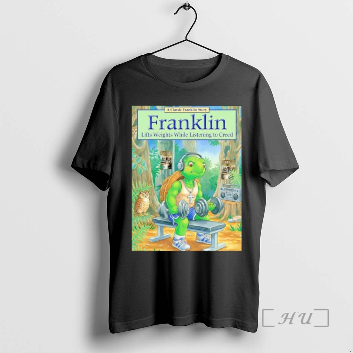 Officials Franklin Lifts Weights While Listening To Creed T-Shirts, Hoodie, Sweatshirt | WearSparks.com