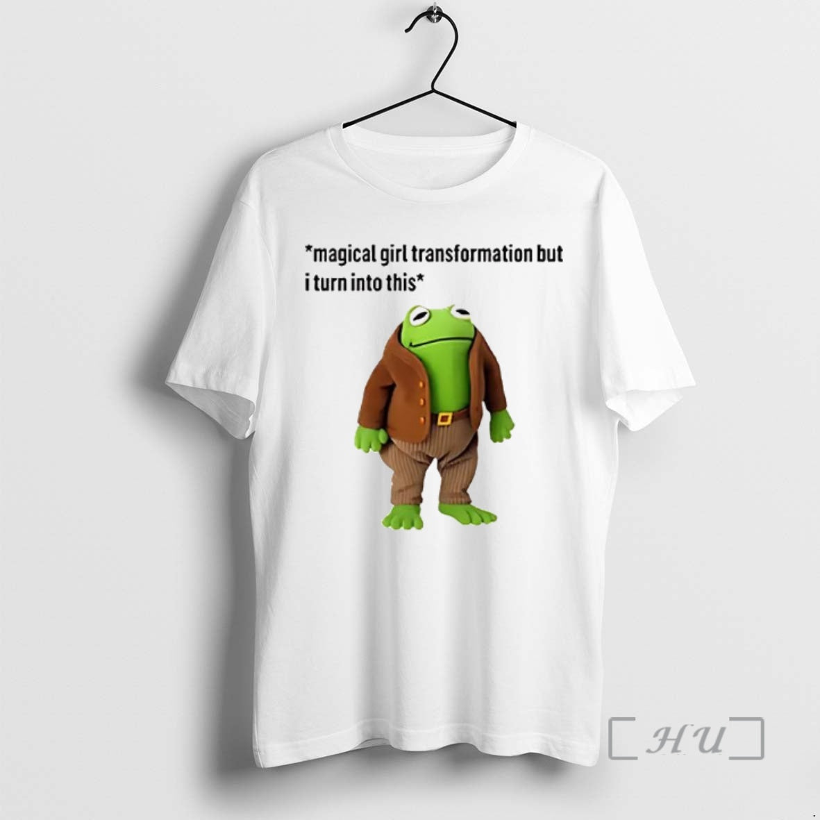 Officials Frog And Toad Magical Girl Transformation But I Turn Into This Meme Woman Premium T-Shirts, Hoodie, Sweatshirt