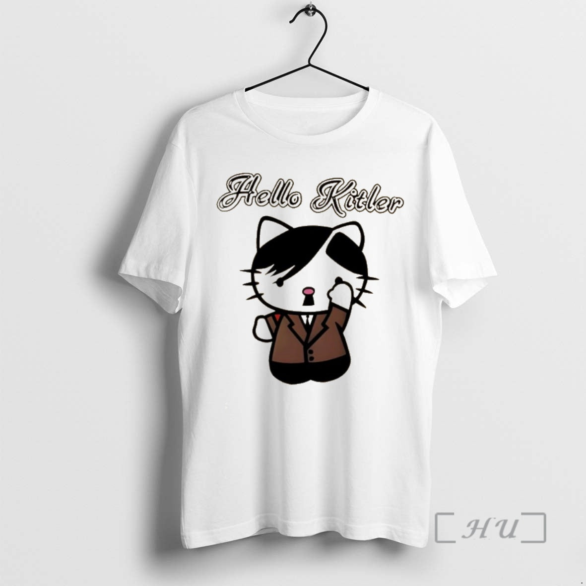 Officials Funny Hello Kitler Parody Cartoon Cat