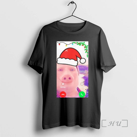 Officials Gen Z Humor Brainrot Christmas John Pork Calling Meme T-Shirts, Hoodie, Sweatshirt | WearSparks.com