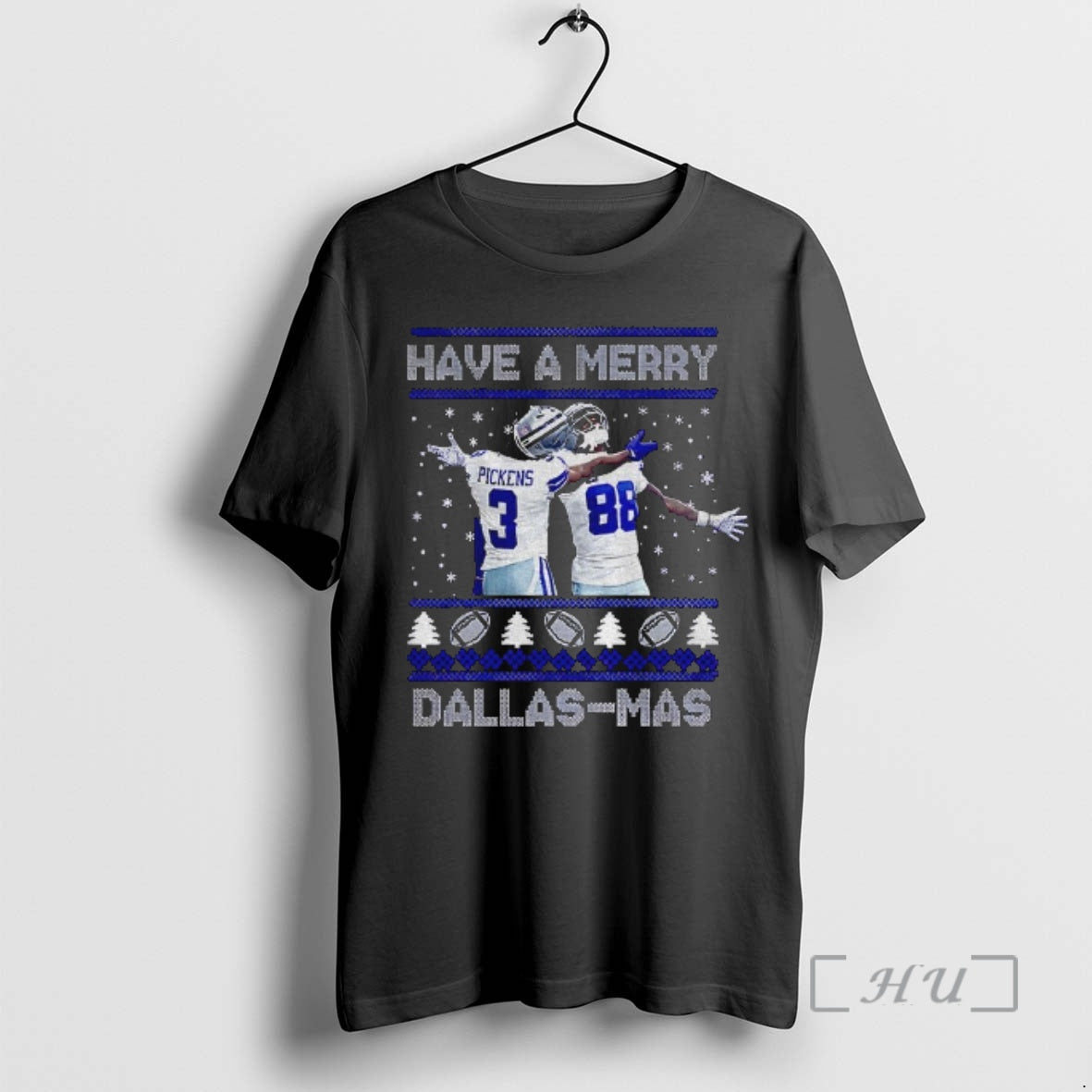 Officials George Pickens Ceedee Lamb Dallas Football Ugly Xmas Have A Merry Dallas Mas Premium T-Shirts, Hoodie, Sweatshirt