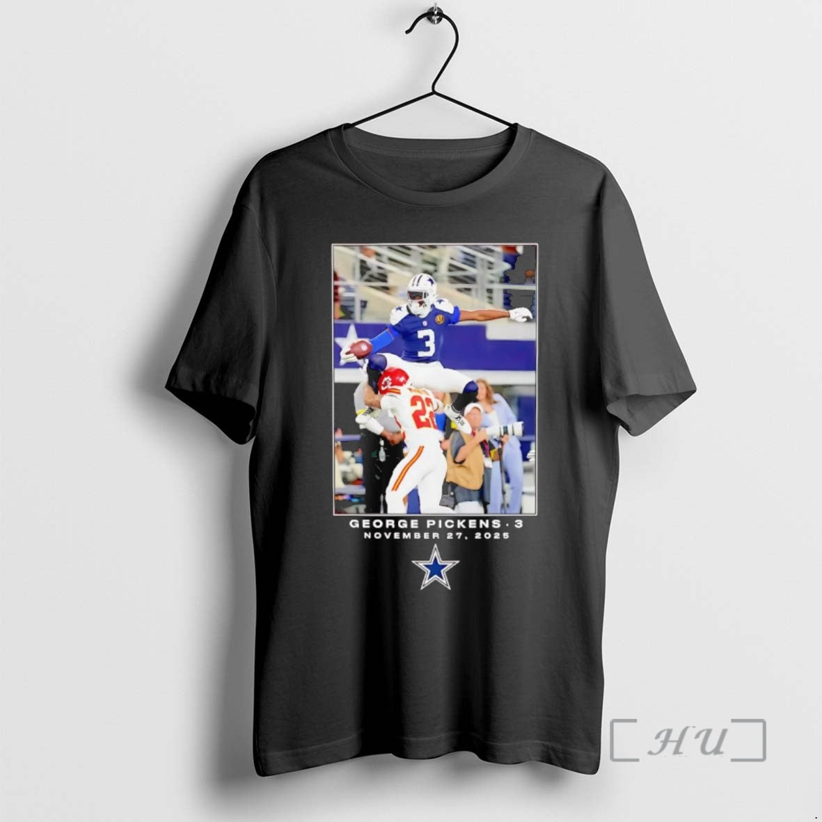 Officials George Pickens Hurdle Moment Dallas Cowboys T-Shirts, Hoodie, Sweatshirt | WearSparks.com