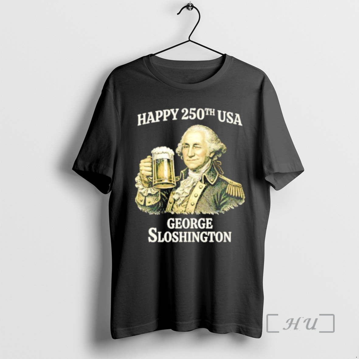 Officials George Sloshington Drink Beer Happy 250th Usa Graphic