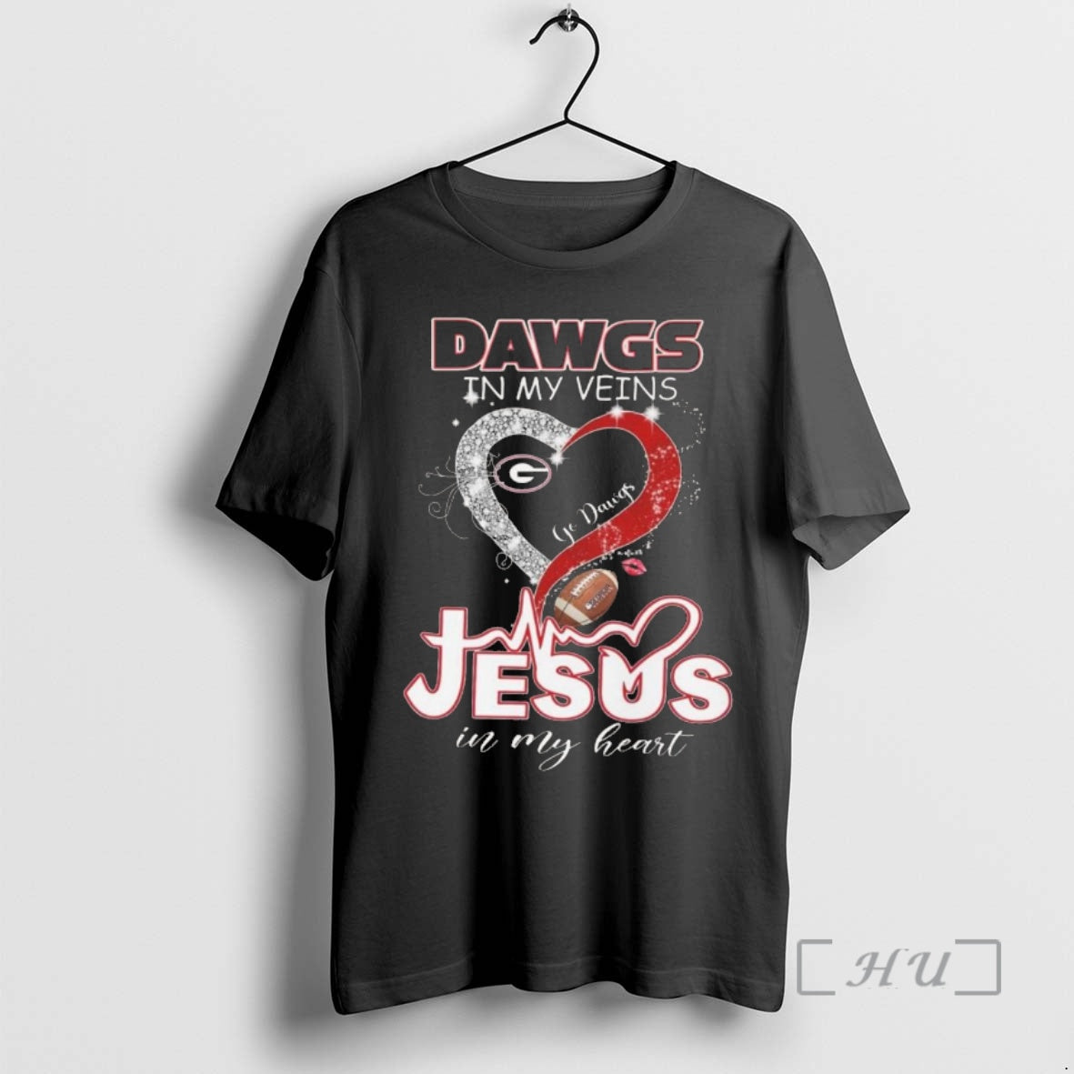 Officials Georgia Bulldogs In My Veins Jesus In My Heart Go Dawgs 2026 Premium T-Shirts, Hoodie, Sweatshirt | WearSparks.com