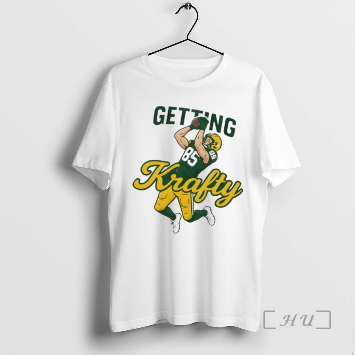 Officials Getting Krafty Tucker Kraft 85 Green Bay Packers Caricature T-Shirts, Hoodie, Sweatshirt | WearSparks.com