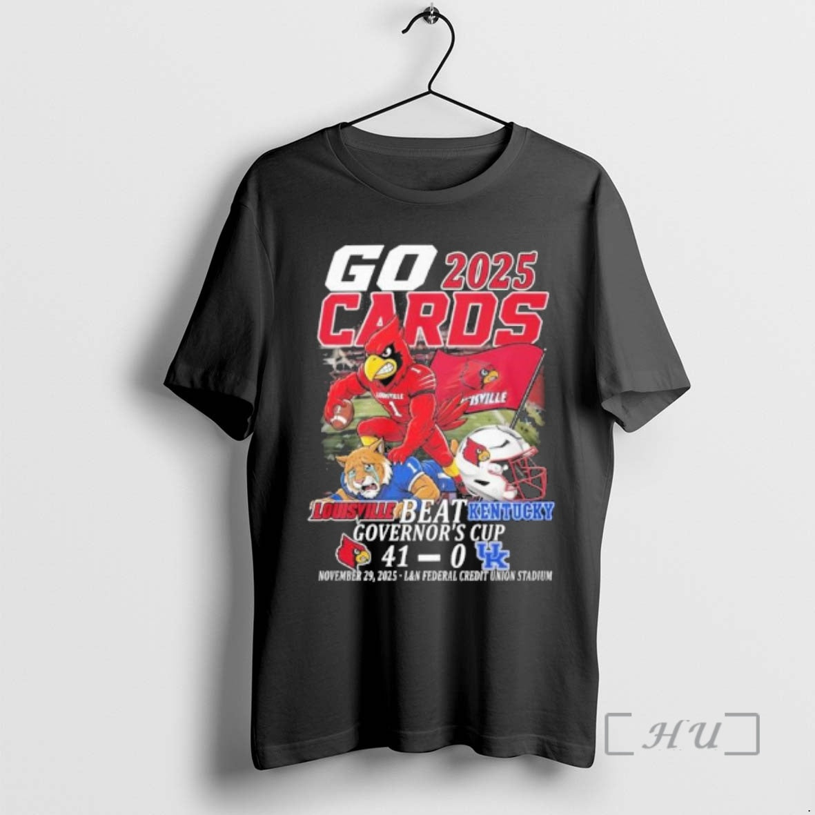 Officials Go Cards Louisville Beat Kentucky Governors Cup Winners Mascot T-Shirts, Hoodie, Sweatshirt | WearSparks.com