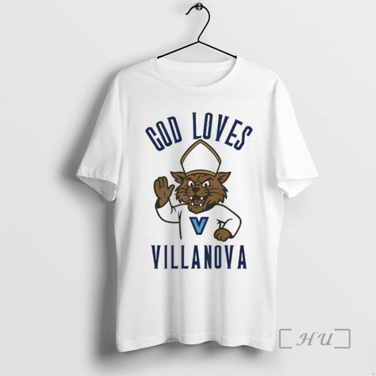 Officials God Loves Villanova Wildcats Logo