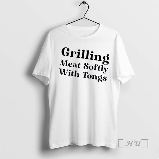 Officials Grilling Meat Softly With Tongs Quote
