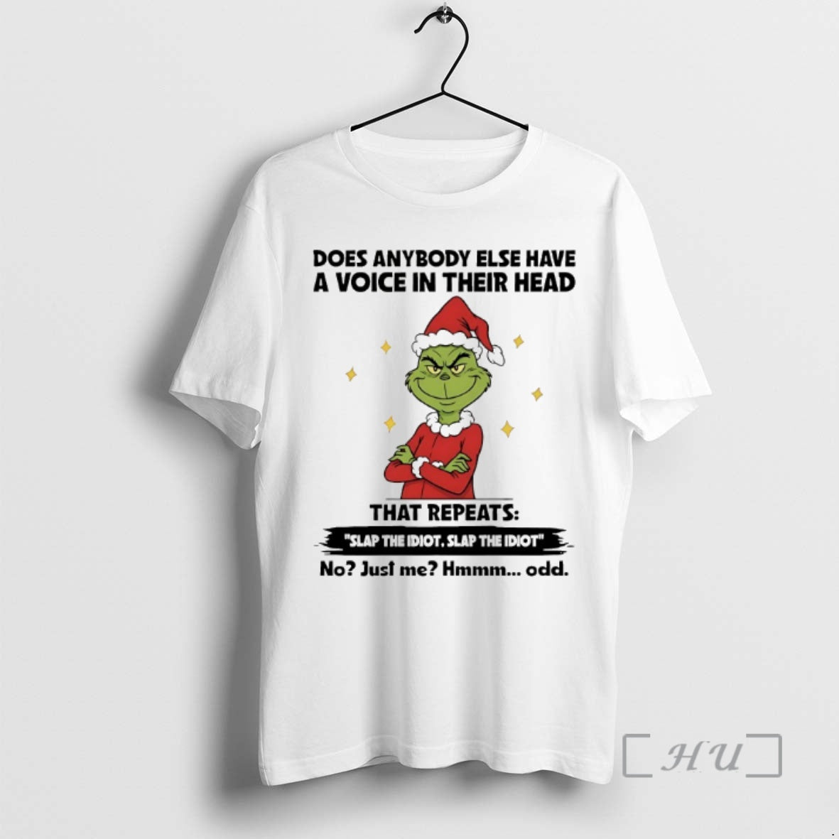 Officials Grinch Does Anybody Else Have A Voice In Their Head That Repeats Christmas 2025 T-Shirts, Hoodie, Sweatshirt
