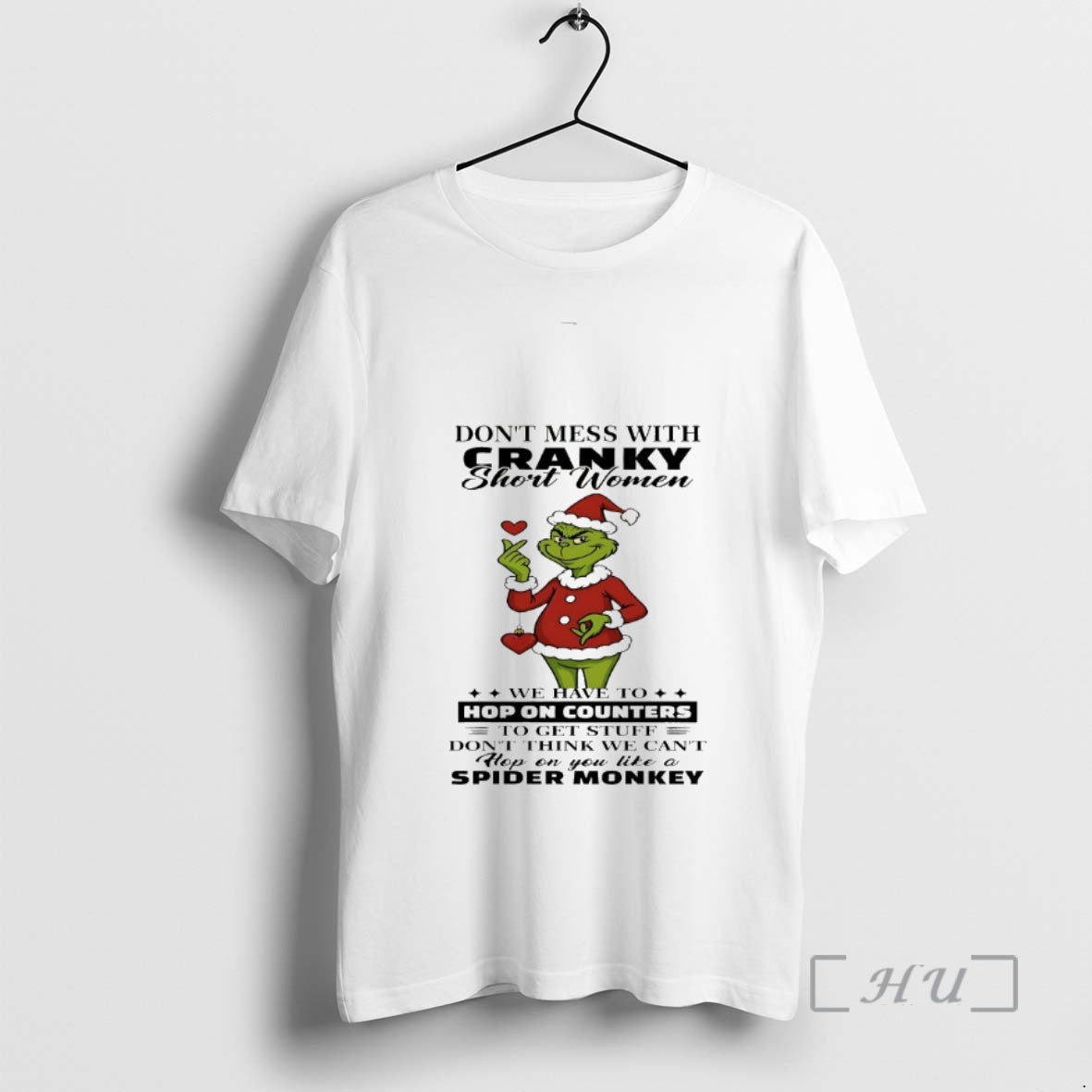 Officials Grinch Dont Mess With Cranky Short Women Chirstmas 2025 T-Shirts, Hoodie, Sweatshirt | WearSparks.com