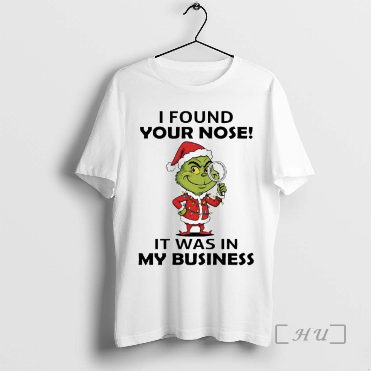 Officials Grinch I Found Your Nose It Was In My Business Christmas 2025 Premium T-Shirts, Hoodie, Sweatshirt | WearSparks.com