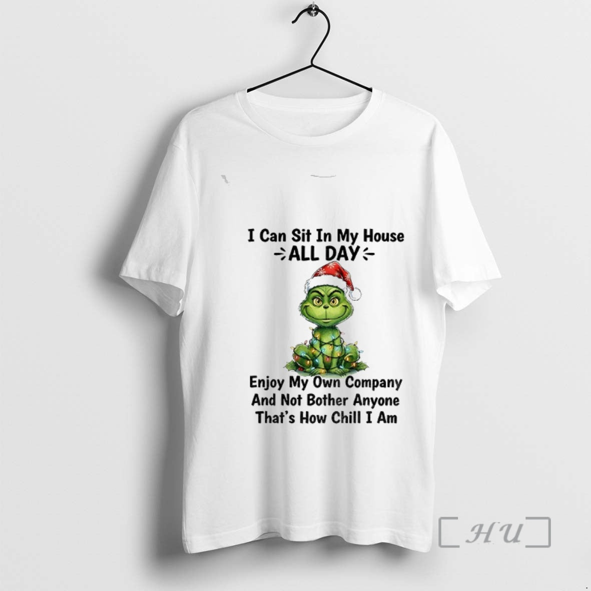Officials Grinch I Can Sit In My House All Day Enjoy My Own Company And T-Shirts, Hoodie, Sweatshirt | WearSparks.com