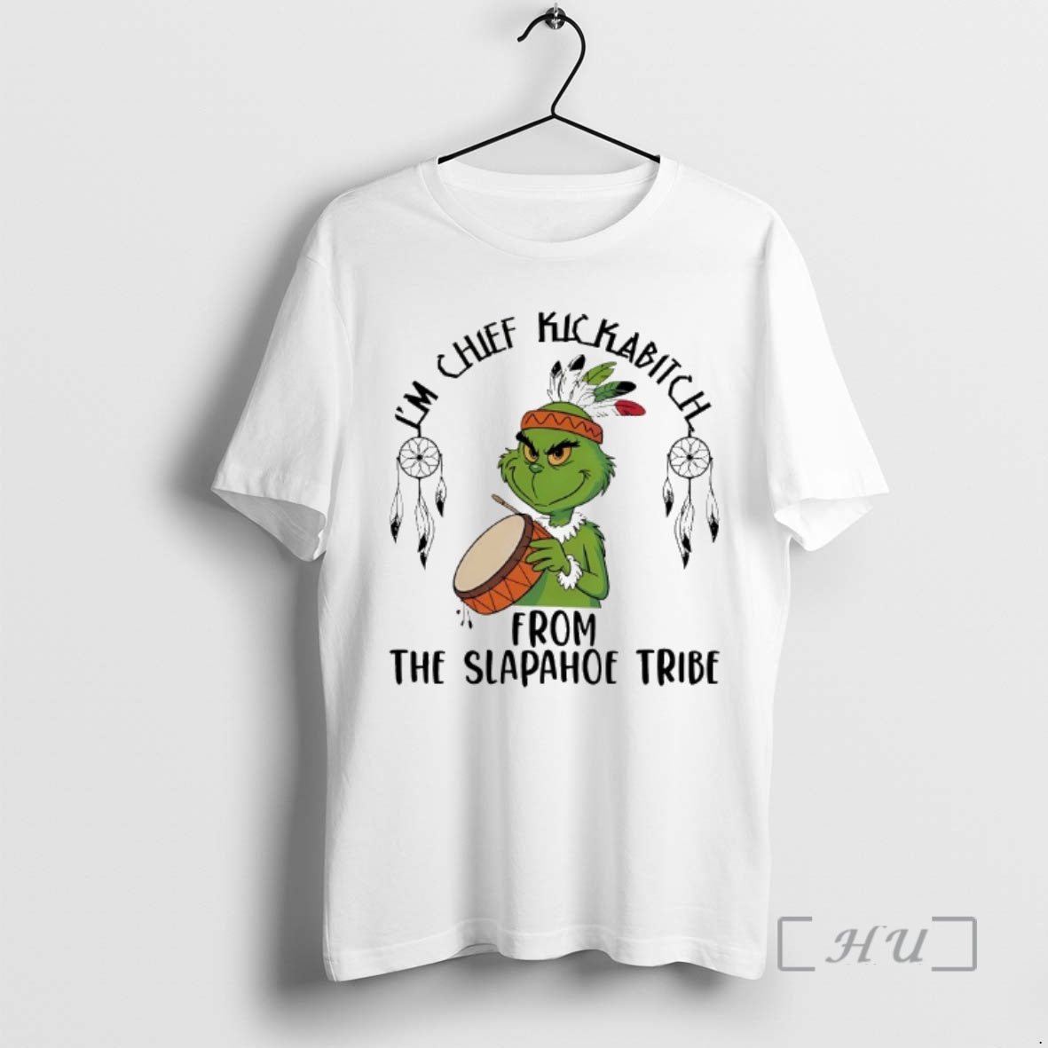 Officials Grinch Im Chief Kickabitch From The Slapahoe Tribe Chirstmas 2025 Premium T Shirts Sweater Hoodie, Sweatshirt