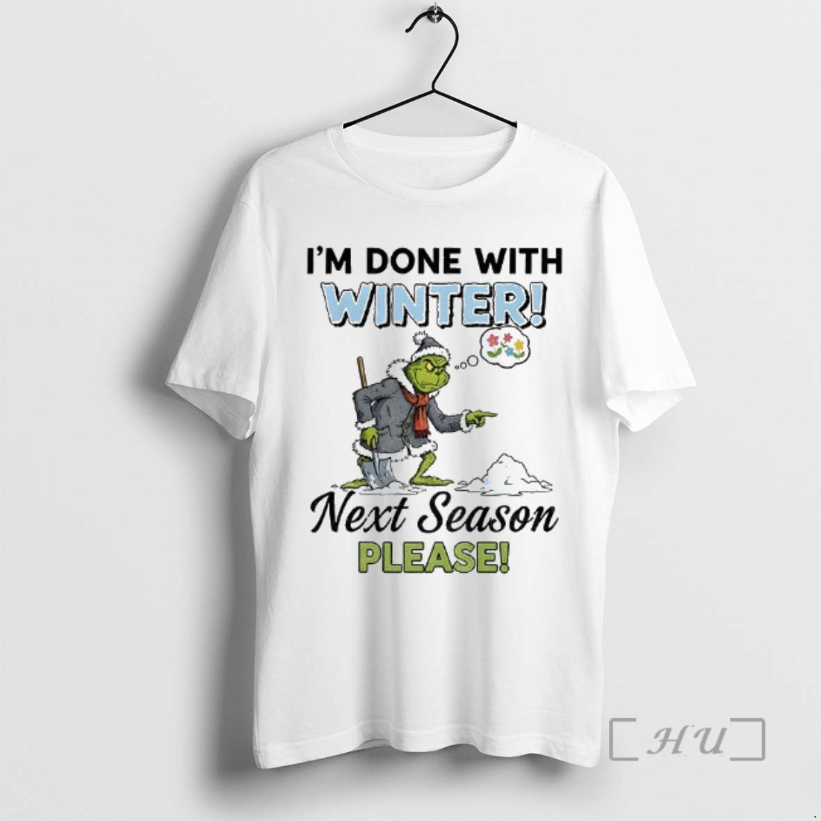 Officials Grinch Im Done With Winter Next Season Please Christmas T-Shirts, Hoodie, Sweatshirt | WearSparks.com