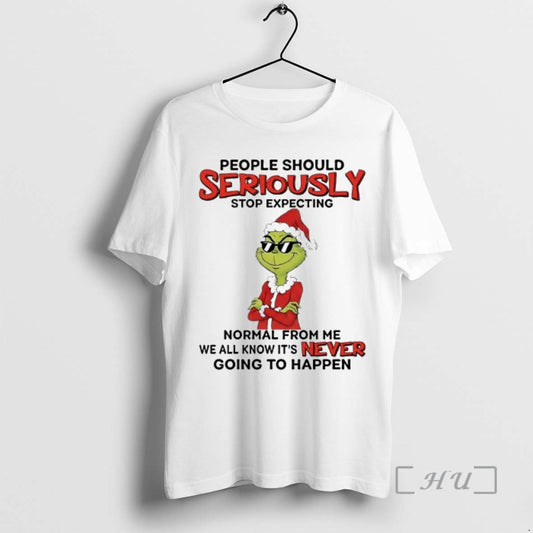 Officials Grinch People Should Seriously Stop Expecting Normal Christmas 2025 T-Shirts, Hoodie, Sweatshirt | WearSparks.com