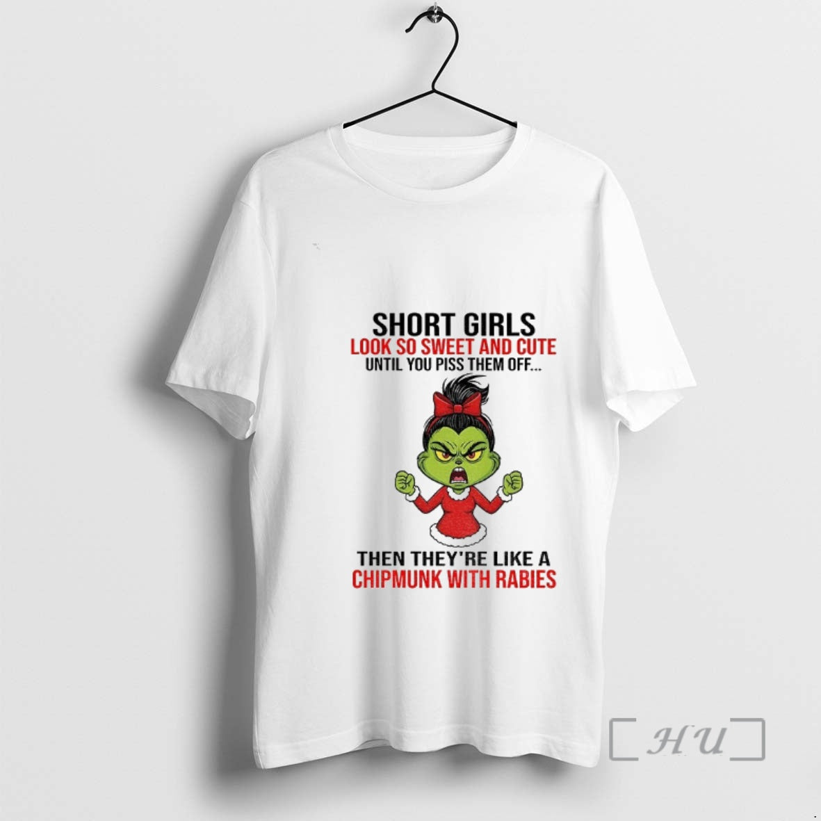 Officials Grinch Grumpy Short Girls Look So Sweet And Cute Until You Piss Them Off T-Shirts, Hoodie, Sweatshirt