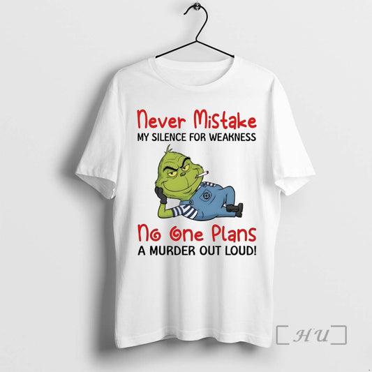 Officials Grinch Never Mistake No One Plans A Murder Out Loud Premium T Shirts Sweater Hoodie, Sweatshirt | WearSparks.com