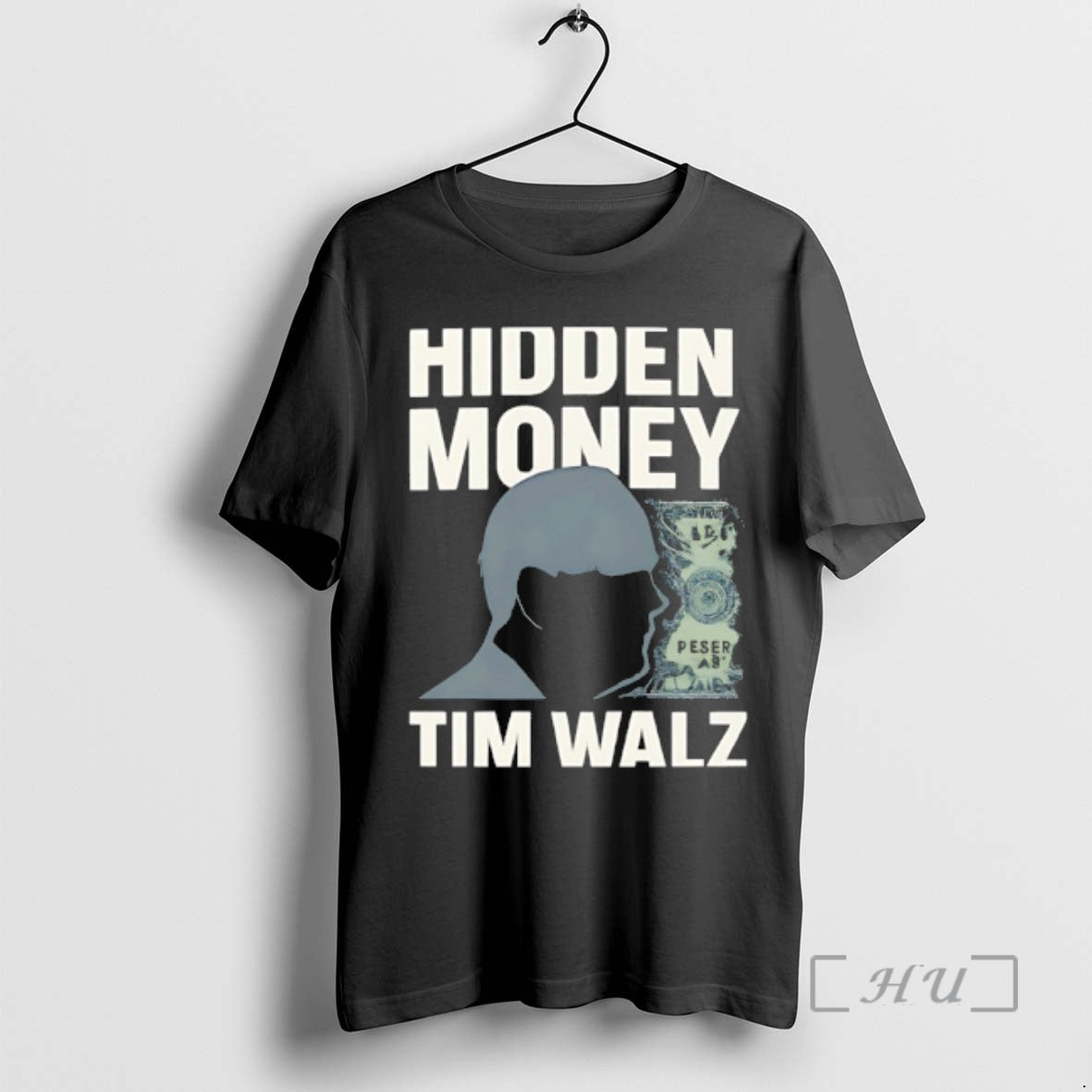 Officials Hidden Money Tim Walz Graphic T-Shirts, Hoodie, Sweatshirt | WearSparks.com