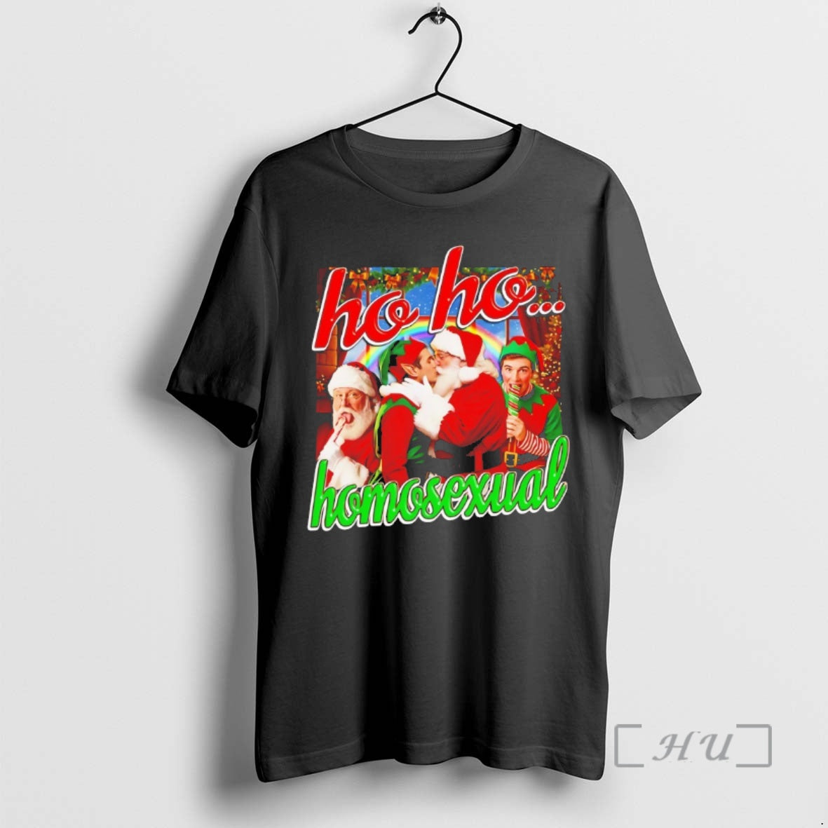 Officials Ho Ho Homosexual Christmas T-Shirts, Hoodie, Sweatshirt | WearSparks.com