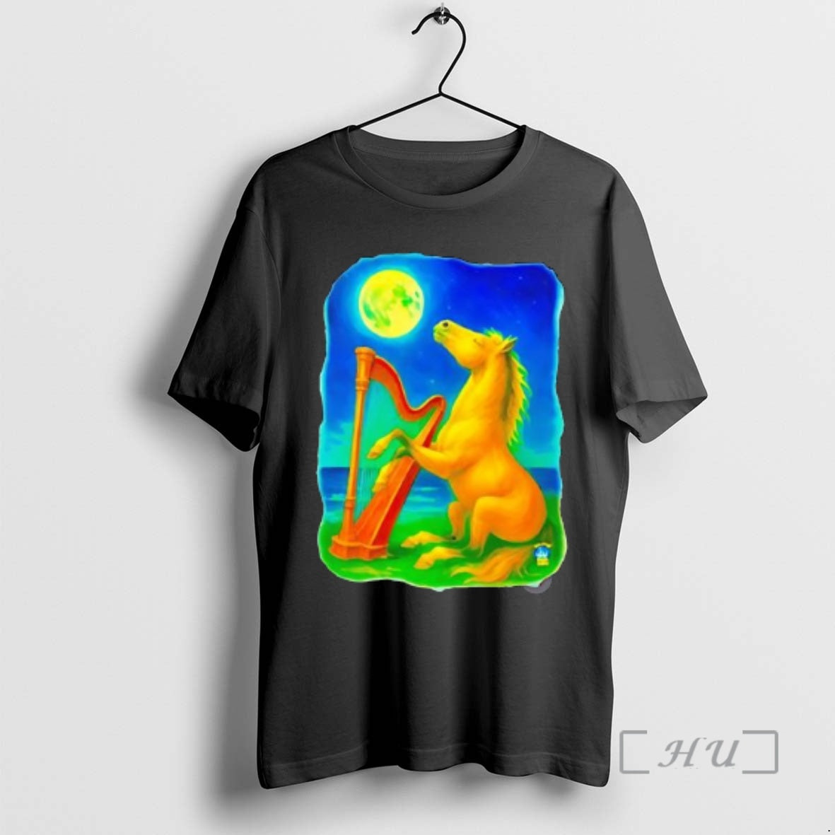Officials Horse Lovers Musical Moon Harp Art T-Shirts, Hoodie, Sweatshirt | WearSparks.com