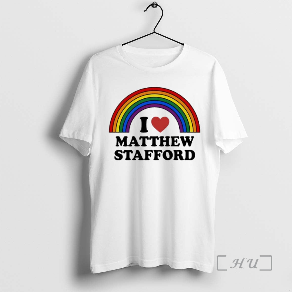 Officials I Love Matthew Stafford Rainbow Graphic T-Shirts, Hoodie, Sweatshirt | WearSparks.com