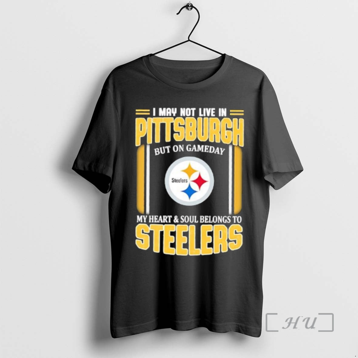 Officials I May Not Live In Pittsburgh But On Gameday My Heart Soul Belongs To T-Shirts, Hoodie, Sweatshirt | WearSparks.com