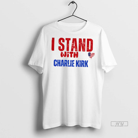 Officials I Stand With Charlie Kirk Vintage College Political T Shirt Sweater