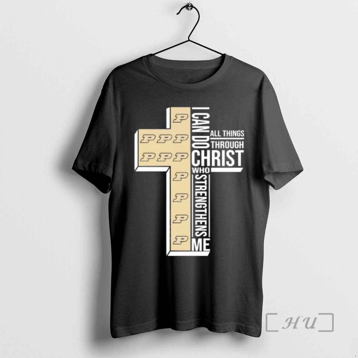 Officials I Can Do All Things Through Christ Who Strengthens Me Purdue Boilermakers Basketball Cross T-Shirts, Hoodie,...
