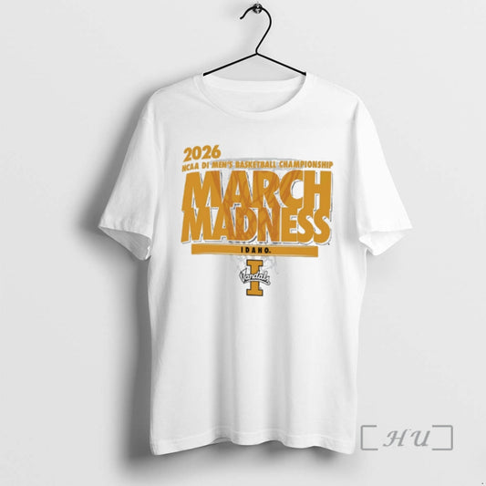 Officials Idaho Vardals Basketball 2026 Ncaa Di Mens Basketball Championship March Madness Premium T Shirts