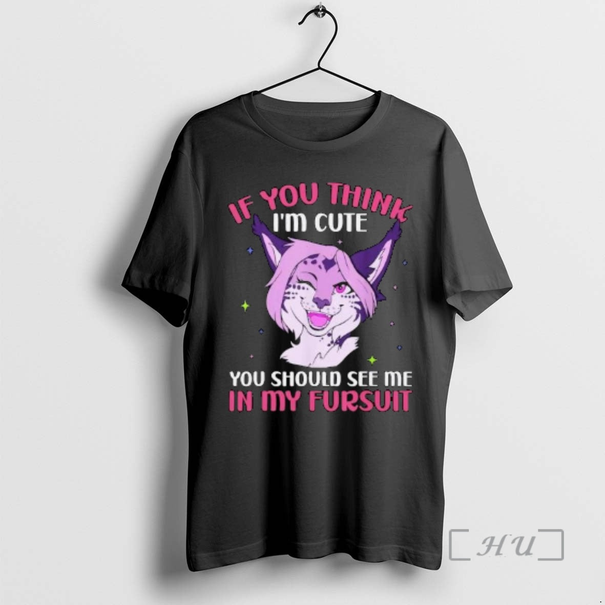 Officials If You Think Im Cute You Should See My Fursuit Circle Black Premium T-Shirts, Hoodie, Sweatshirt | WearSparks.com