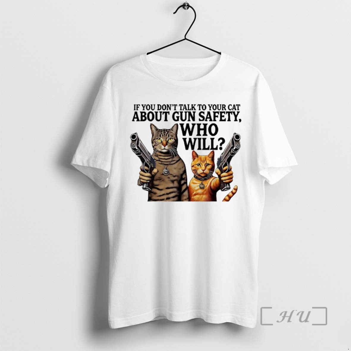 Officials If You Dont Talk To Your Cat About Gun Safety Who Will Gang Cat T-Shirts, Hoodie, Sweatshirt | WearSparks.com