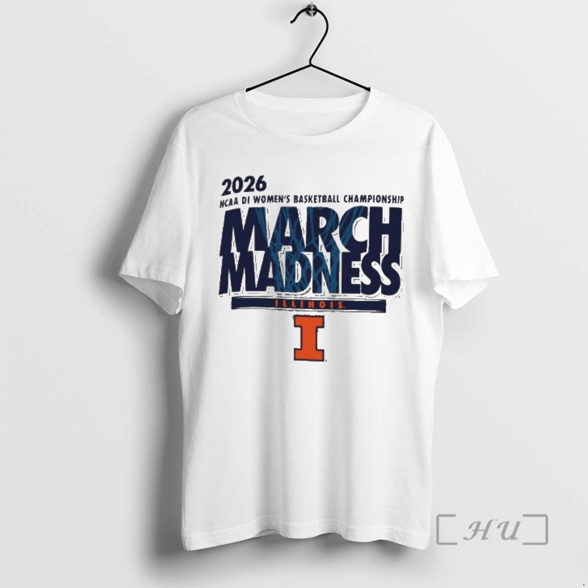 Officials Illinois Fighting Illini 2026 Ncaa Di Womens Basketball Championship March Madness Premium T Shirts