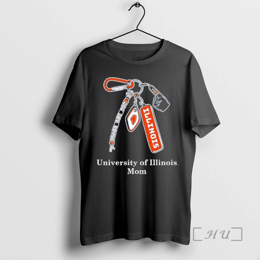 Officials Illinois Fighting Illini Mom Keychain