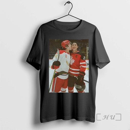 Officials Ilya Rozanov Licks Shane Hollander Face Photo T-Shirts, Hoodie, Sweatshirt | WearSparks.com