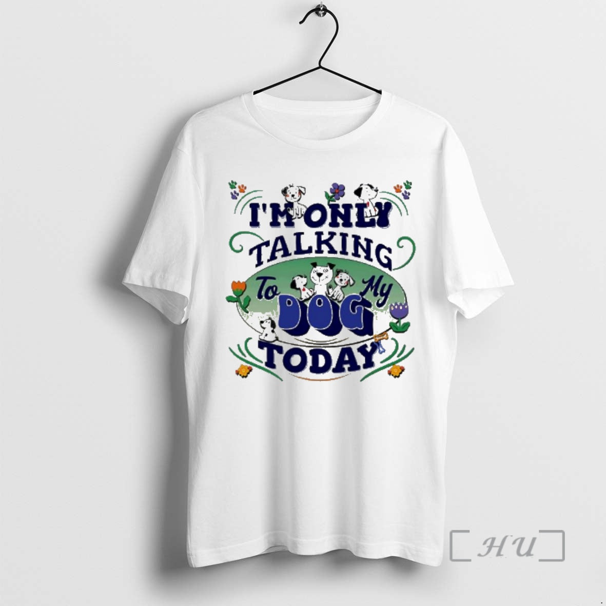 Officials Im Only Talking To My Dog Today Funny Cartoon T-Shirts, Hoodie, Sweatshirt | WearSparks.com
