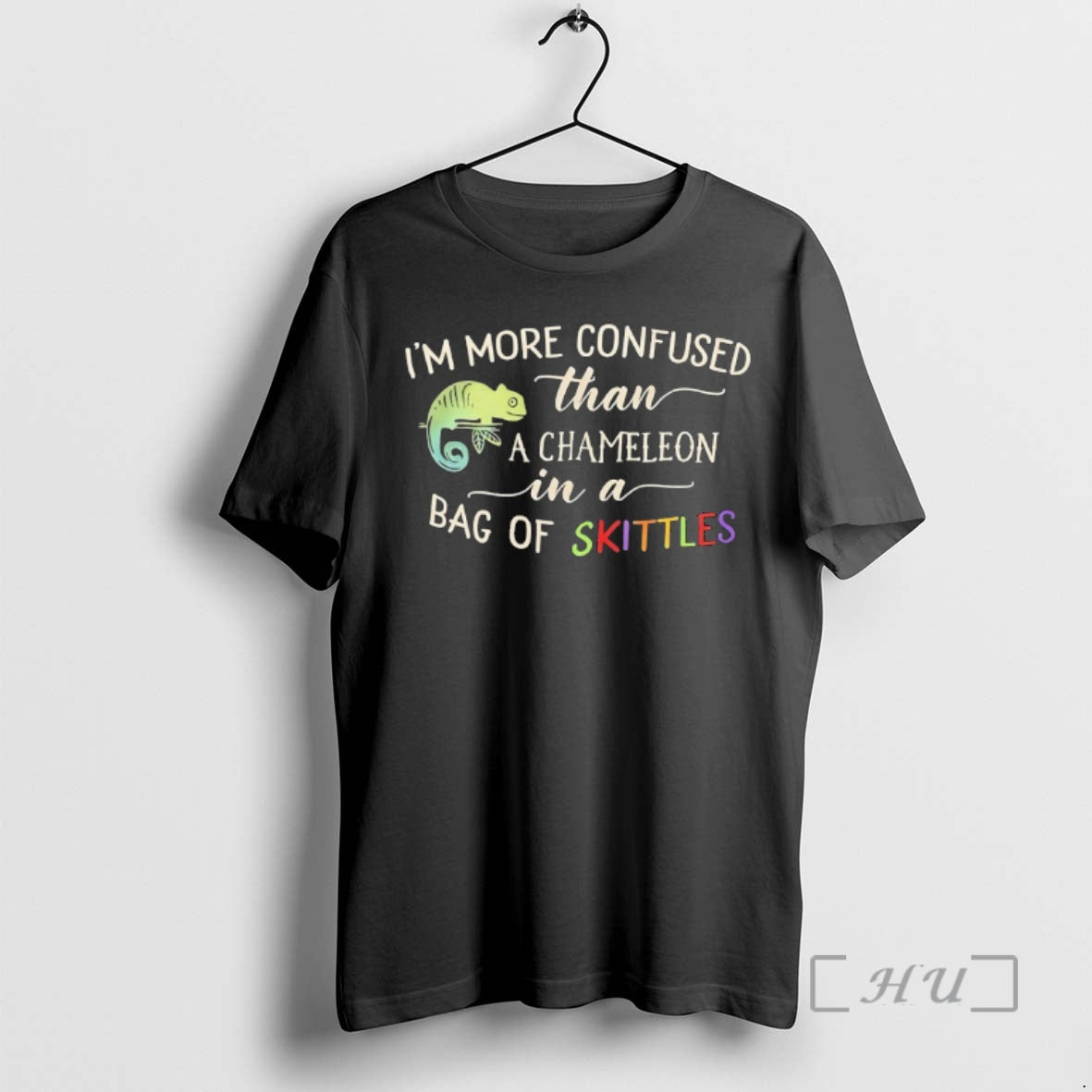 Officials Im More Confused Than A Chameleon In A Bag Of Skittles Premium T Shirts Hoodie, Sweatshirt | WearSparks.com